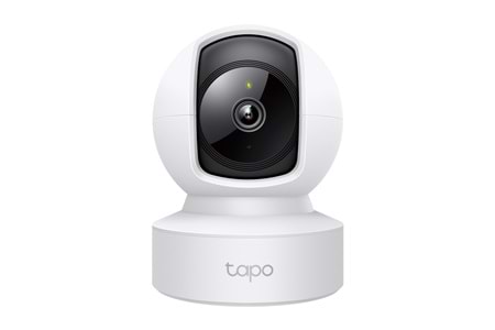 TP-LINK Tapo C202, Bebek/Ev Güvenlik Kamerası, WiFi-Ehernet, 1080P, 12Mt Gece Görüşü, PAN/TILT, iki Yönlü Ses