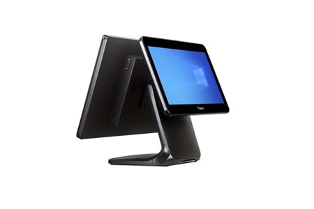 Tiwox TP-7650-D, Intel i7 5.Nesil, 18.5" Ekran, 8GB Ram, 128GB M.2 SSD, Endüstriyel, Dokunmatik Pos PC (çift ekran)