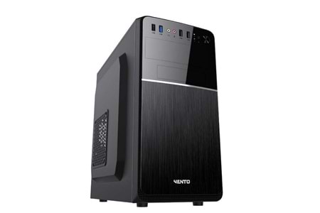 VENTO TML0117 Mid Tower, Peak 350W Siyah, Kurumsal KASA