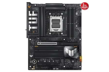 ASUS TUF GAMING X870-PLUS WIFI, 4xDDR5, 4xM.2, HDMI, DP, Type-C, Wi-Fi 7, Bluetooth v5.4, AM5 Soket GAMING Anakart