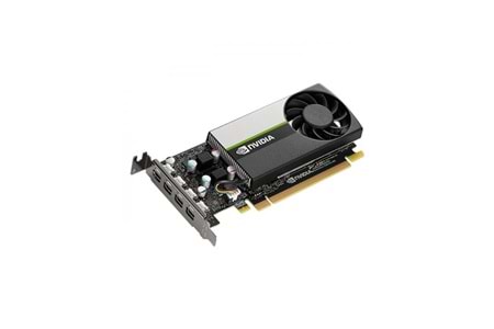 PNY QUADRO VCNT1000-4GB-SB, T1000, 4GB, DDR6, 128Bit, Tek Fan, 4xMini DP, Ekran Kartı