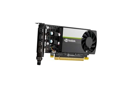 PNY QUADRO VCNT1000-8GB-SB, T1000, 8GB, DDR6, 128Bit, Tek Fan, 4xMini DP, Ekran Kartı