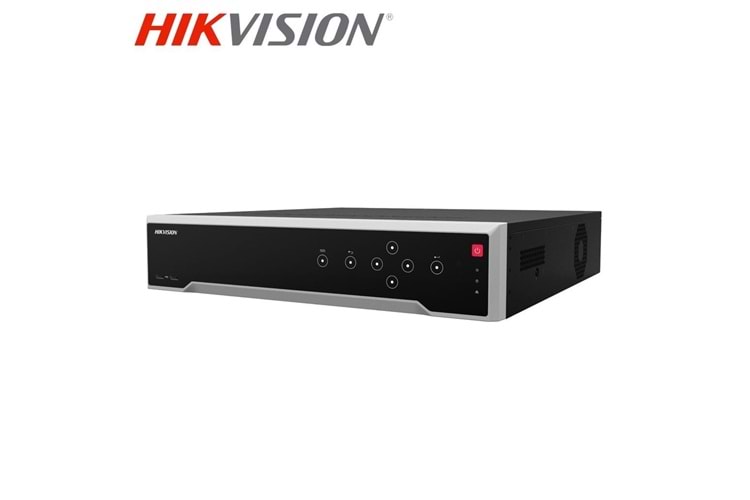 HIKVISION DS-7764NI-M4, 64Kanal, 32Mpix, H265+, 4 HDD Desteği, 4320P Kayıt, 400Mbps Bant Genişliği, Metal Kasa, 2 Port GigaBit Lan, NVR