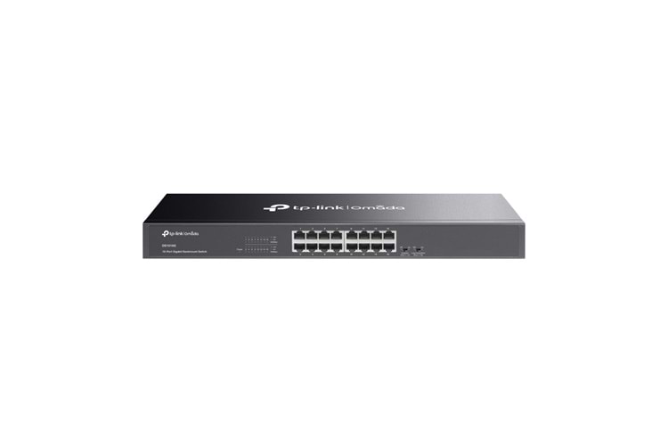 OMADA DS1016G, 16 Port Gigabit, Yönetilemez, Rackmount Metal Kasa Switch