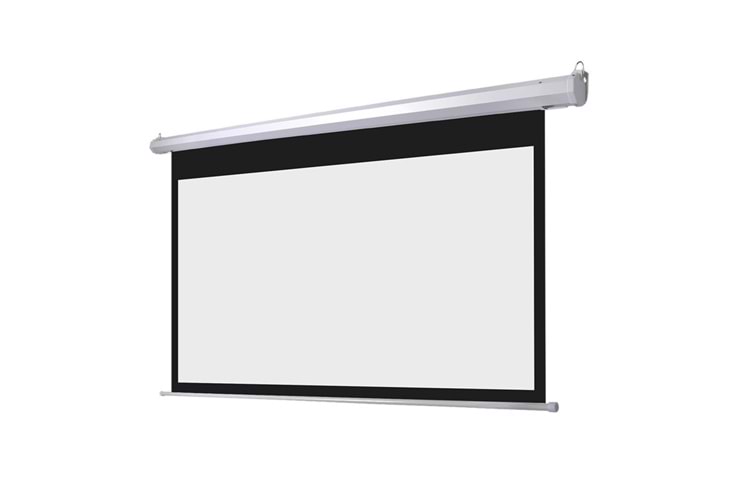Everest EPP-180, 180x180, MOTORLU, PROJEKSİYON PERDESİ, Uzaktan Kumandalı, Arkası Siyah Fonlu, Duvar ve Tavana Asılabilir