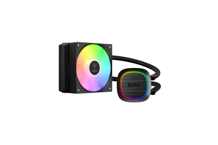 GAMDIAS AURA GL120 V2, 120mm, RGB, 1 Fanlı, CPU Sıvı Soğutma