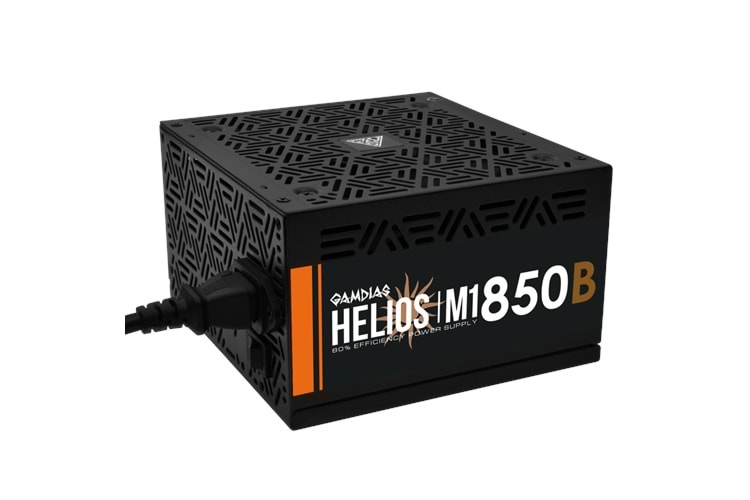 GAMDIAS HELIOS M1-850B, 850W, 80+ Bronze, Aktif PFC, GAMING, ATX, Power Supply (PSU)