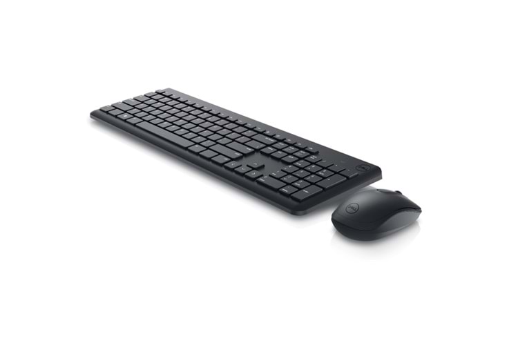 DELL Wireless, KM3322W-R-TUF, Siyah, Kablosuz, Türkçe F, Multimedya, Klavye +Mouse Set