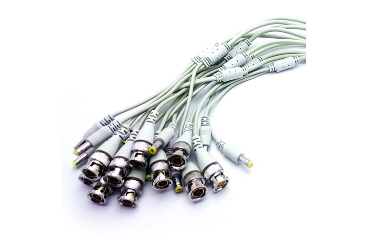 PowerGate PG-001, Vidalı BNC + Power JACK, 10 lu Paket