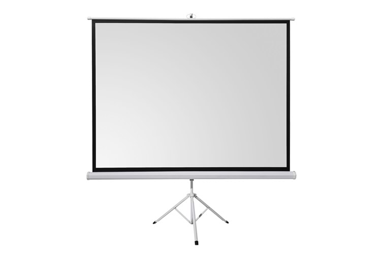 Everest TPP-200, 200x200, TRIPOD, PROJEKSİYON PERDESİ, Arkası Siyah Fonlu, Taşınabilir Ayaklı Model