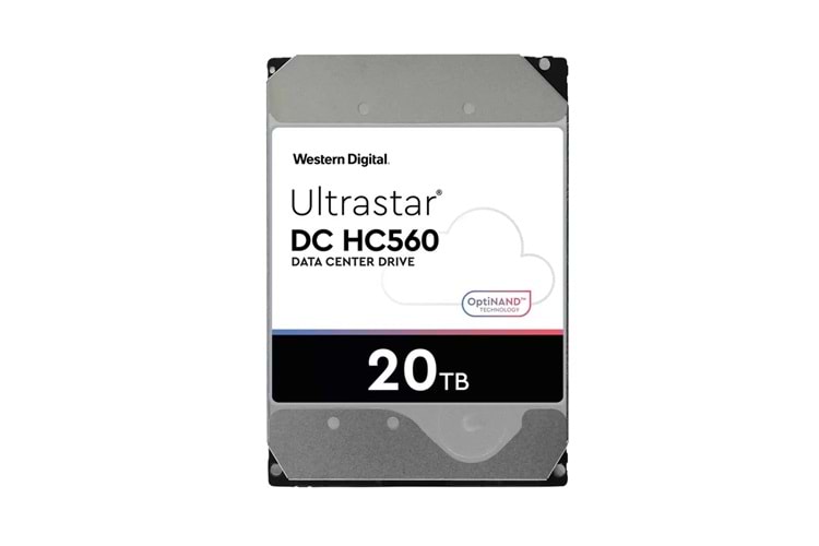 WD ULTRASTAR, WUH722020BLE6L4, 3.5", 20TB, 512Mb, 7200 Rpm, 7/24 Enterprise, DATA CENTER-GÜVENLİK-NAS-SERVER, HDD (DC HC560) (0F38785) (Türkiye Distribütörü Garantili)